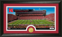 University Of Nebraska Stadium Bronze Coin Panoramic Photo Mint