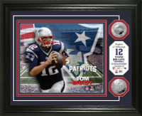 Tom Brady Silver Coin Photo Mint
