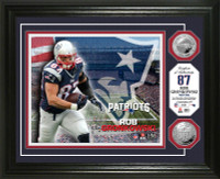 Rob Gronkowski Silver Coin Photo Mint