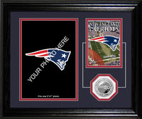 New England Patriots Framed Memories Desktop Photo Mint