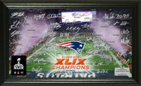   New England Patriots Super BowlxLIX Champions Celebration Signature Photo
