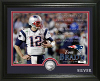 Tom Brady Career Silver Coin Photo Mint