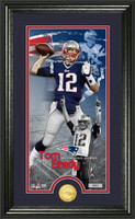 Tom Brady Supreme Bronze Coin Panoramic Photo Mint
