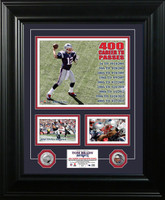 Tom Brady 400th Career Touchdown Pass Marquee Silver Coin Photo Mint
