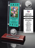 Super Bowl 36 Ticket & Game Coin Collection