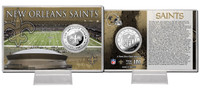 New Orleans Saints Silver Coin Card