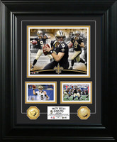 Drew Brees Marquee Gold Coin Photo Mint