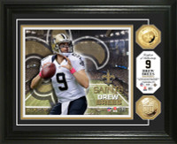 Drew Brees Gold Coin Photo Mint