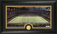 New Orleans Saints Stadium Bronze Coin Panoramic Photo Mint