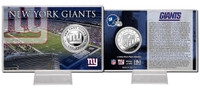 New York Giants Silver Coin Card