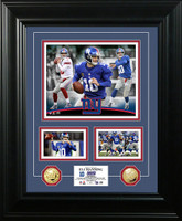 Eli Manning Marquee Gold Coin Photo Mint