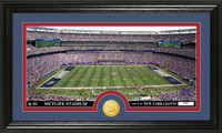 New York Giants Stadium Bronze Coin Panoramic Photo Mint