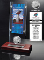 Super Bowl 42 Ticket & Game Coin Collection