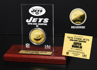 New York Jets SB Champs Etched Acrylic