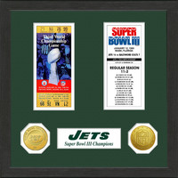 New York Jets  SB Championship Ticket Collection