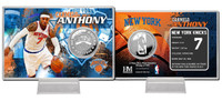 Carmelo Anthony Silver Coin Card