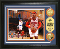 Carmelo Anthony Gold Coin Photo Mint