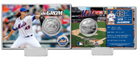 Jacob DeGrom Silver Coin Card