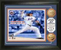 Jacob DeGrom 2014 NL ROY Gold Coin Photo Mint