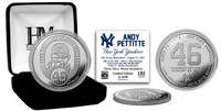 Andy Pettitte Retirement Day Silver Mint Coin