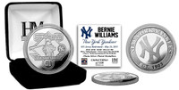 Bernie Williams Retirement Day Silver Mint Coin