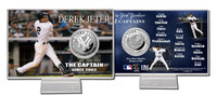 Derek Jeter The Captain Silver Coin Card