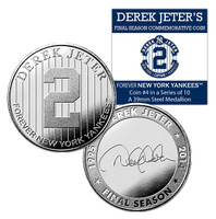 Derek Jeter Final Season New York Yankees Forever Coin #4