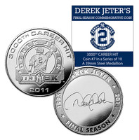 Derek Jeter Final Season DJ3k Coin #7