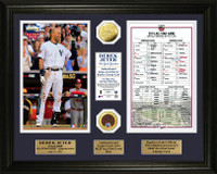 Derek Jeter Final All Star Game Line Up Card Gold Coin Photo Mint
