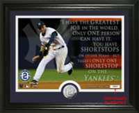 Derek Jeter Quote Silver Coin Photo Mint