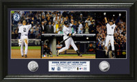 Derek Jeter Yankee Stadium Final Game Silver Coin Pano