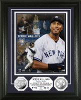 Bernie Williams Retirement Day Silver Coin Photo Mint
