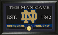 University of Notre Dame Man Cave Bronze Coin Panoramic Photo Mint
