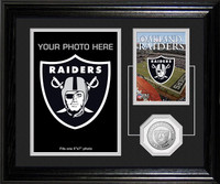 Oakland Raiders Framed Memories Desktop Photo Mint