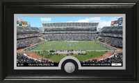 Oakland Raiders Stadium Minted Coin Panoramic Photo Mint