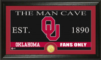 University of Oklahoma Man Cave Bronze Coin Panoramic Photo Mint
