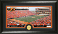 Oklahoma State University Stadium Bronze Coin Panoramic Photo Mint
