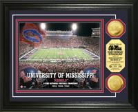 University of Mississippi Stadium Gold Coin Photo Mint