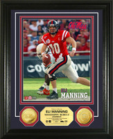 Eili Manning University of Mississippi Gold Coin Photo Mint