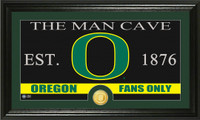 University of Oregon Man Cave Bronze Coin Panoramic Photo Mint