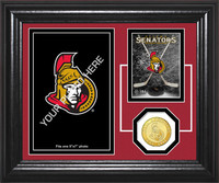 Ottawa Senators Fan Memories Bronze Coin Desktop Photo Mint