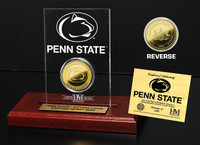 Penn State University 24KT Gold Coin Etched Acrylic