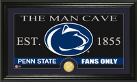 Penn State Man Cave Bronze Coin Panoramic Photo Mint
