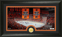 Philadelphia Flyers Traditions Bronze Coin Panoramic Photo Mint