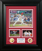 Cole Hamels No Hitter' Marquee Gold Coin Photo Mint