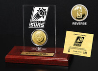Phoenix Suns 24KT Gold Coin Etched Acrylic