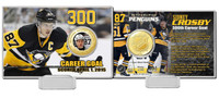 Sidney Crosby 300 Career Goals Bronze Color Coin Card