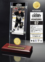 Sidney Crosby Ticket & Bronze Coin Acrylic Desk Top