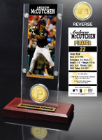 Andrew McCutchen Ticket & Bronze Coin Acrylic Desk Top