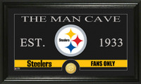 Pittsburgh Steelers The Man Cave Bronze Coin Panoramic Photo Mint